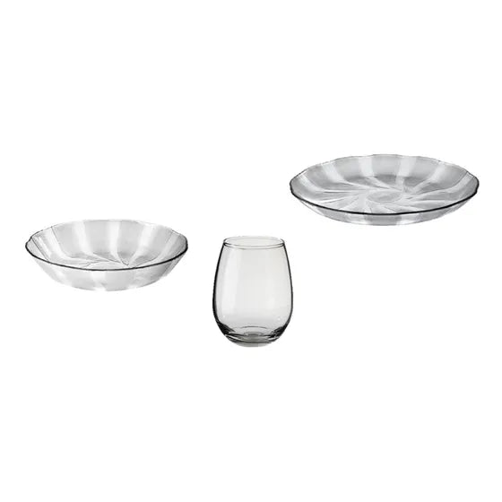 Set Plato Playo Galaxia+ Plato Hondo+ Copón Gourmet X 6