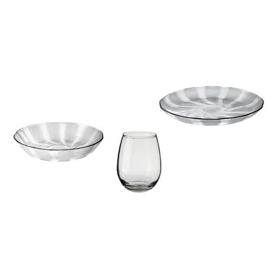 Combo Plato Playo Galaxia+ Hondo+ Copón Gourmet X 6