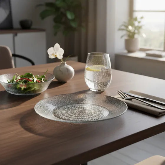 Set Plato Playo+ Hondo Aquamarine + Copón Gourmet X6